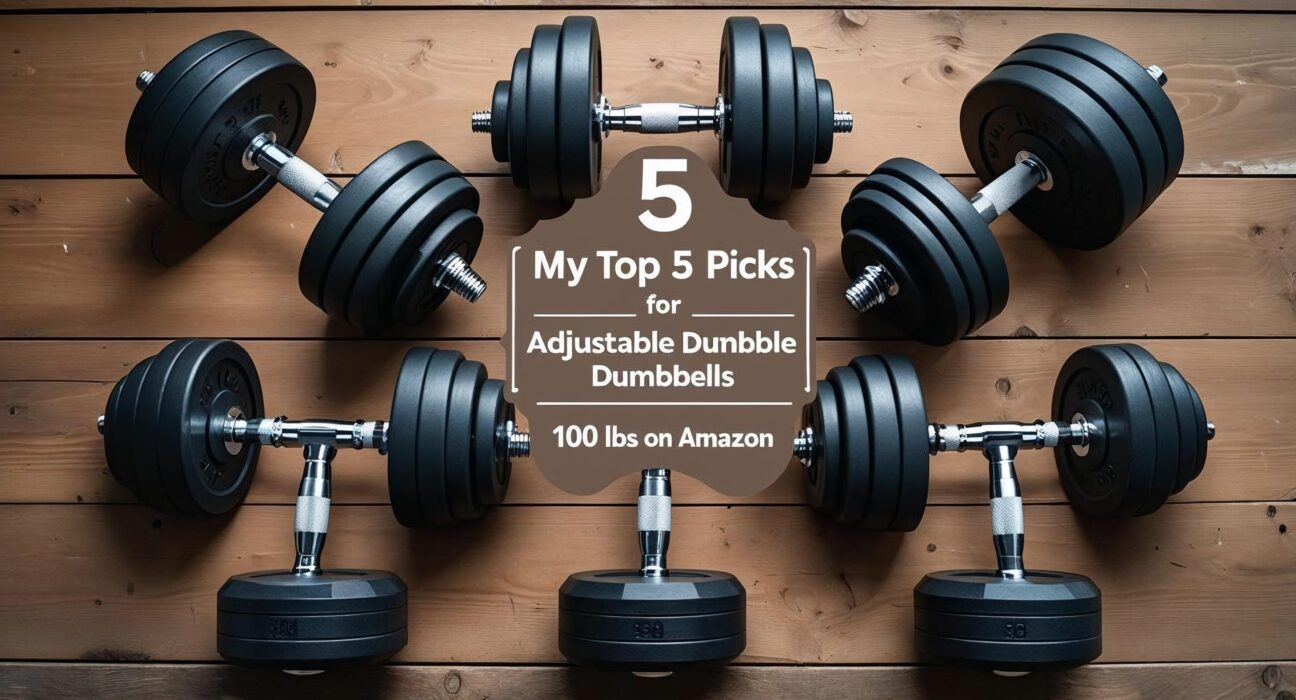 Adjustable Dumbbells 100 lbs