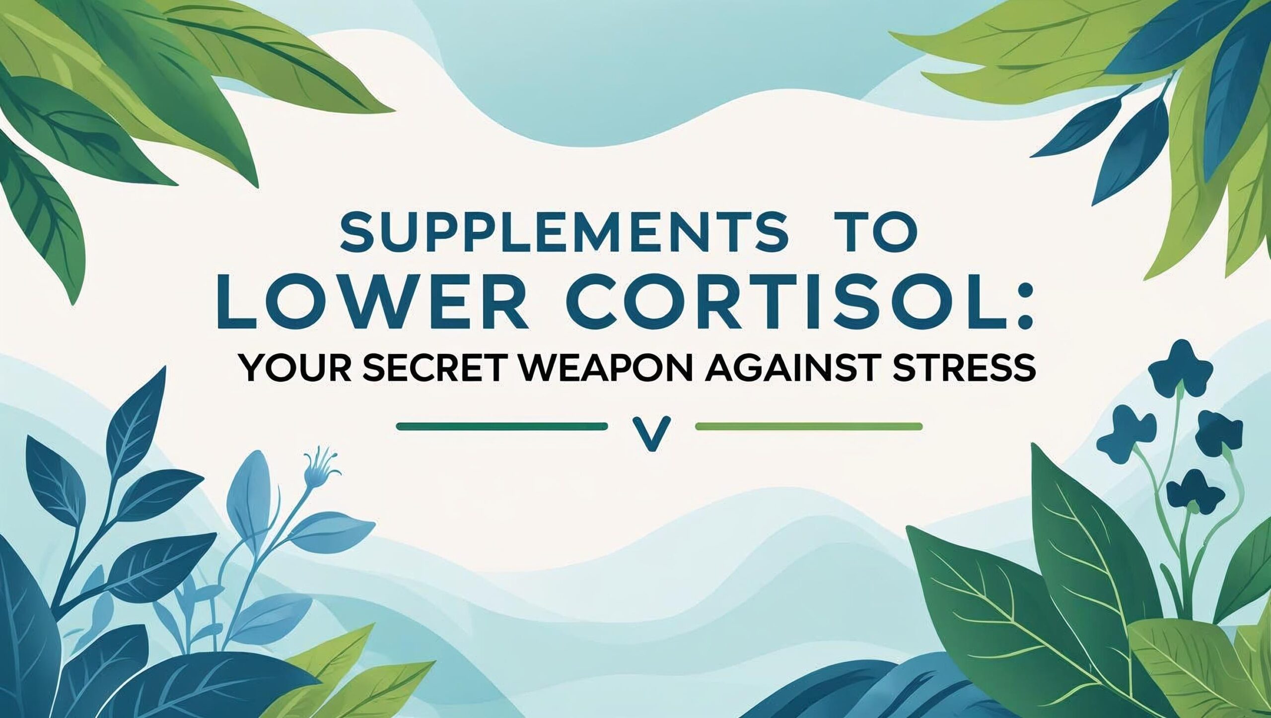 supplements to lower cortisol 